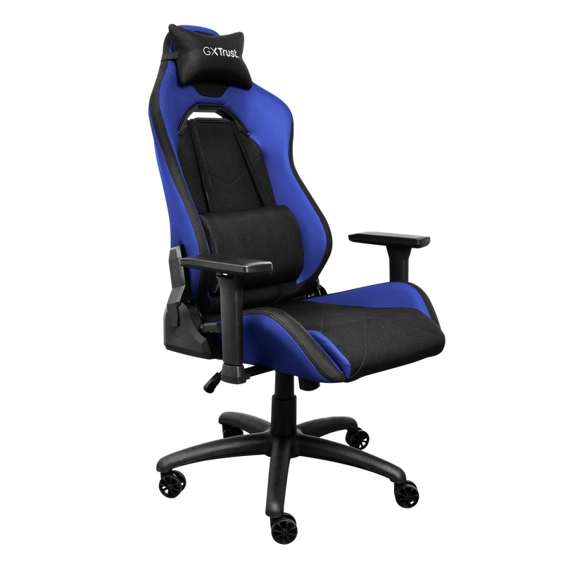 Игровое кресло Trust GXT 714W Ruya / 150kg / up to 195cm / Black/Blue photo 2