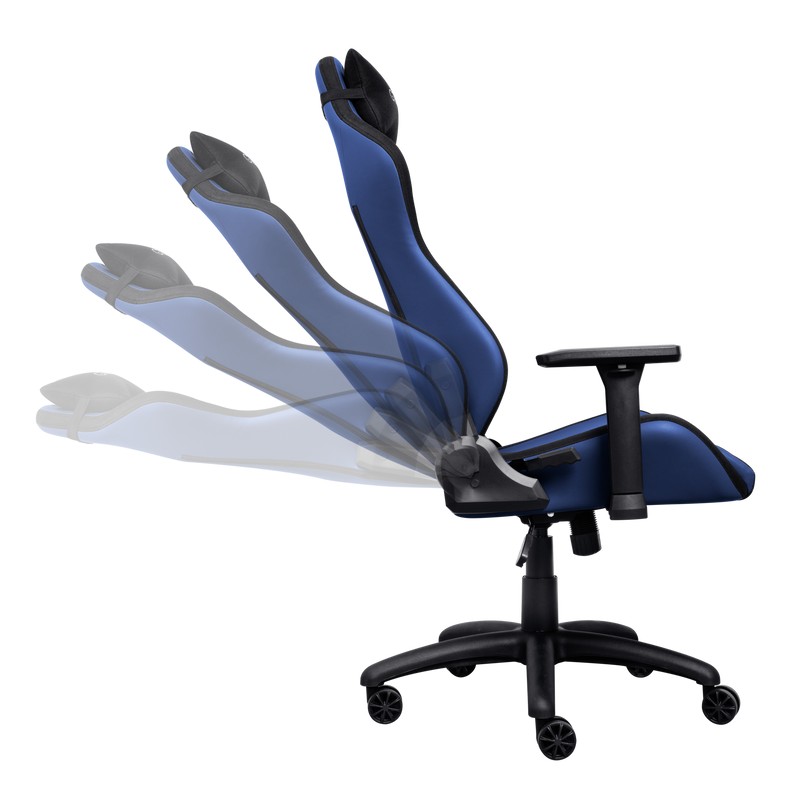 Игровое кресло Trust GXT 714W Ruya / 150kg / up to 195cm / Black/Blue photo 4