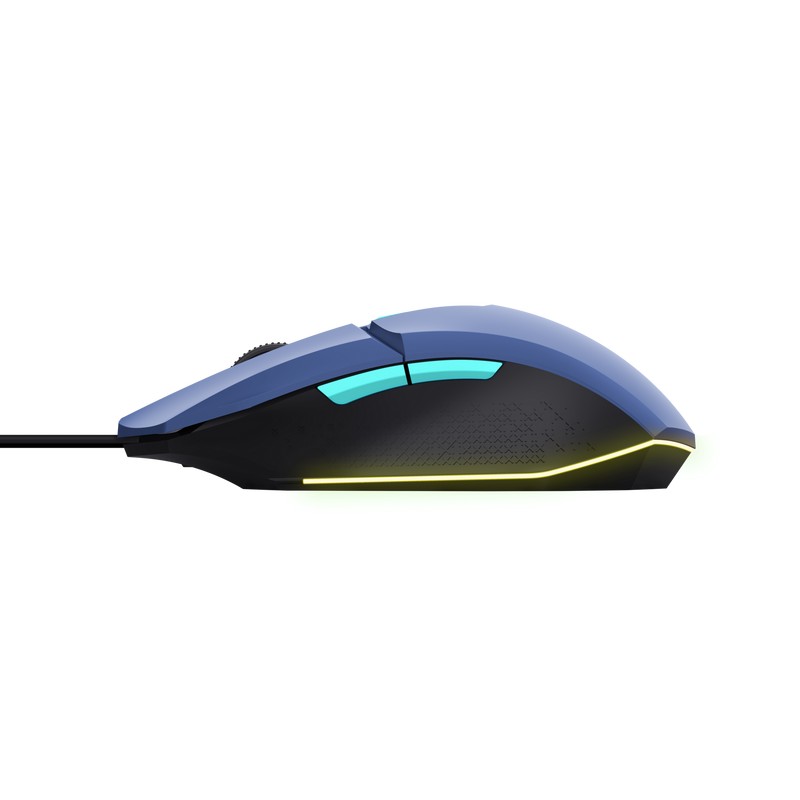 Mouse Gaming Trust GXT 109B FELOX, USB, Blue photo 5