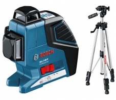 Nivela laser cu linii Bosch GLL 3-80 P+ BS 150, 0601063301 thumbnav 1