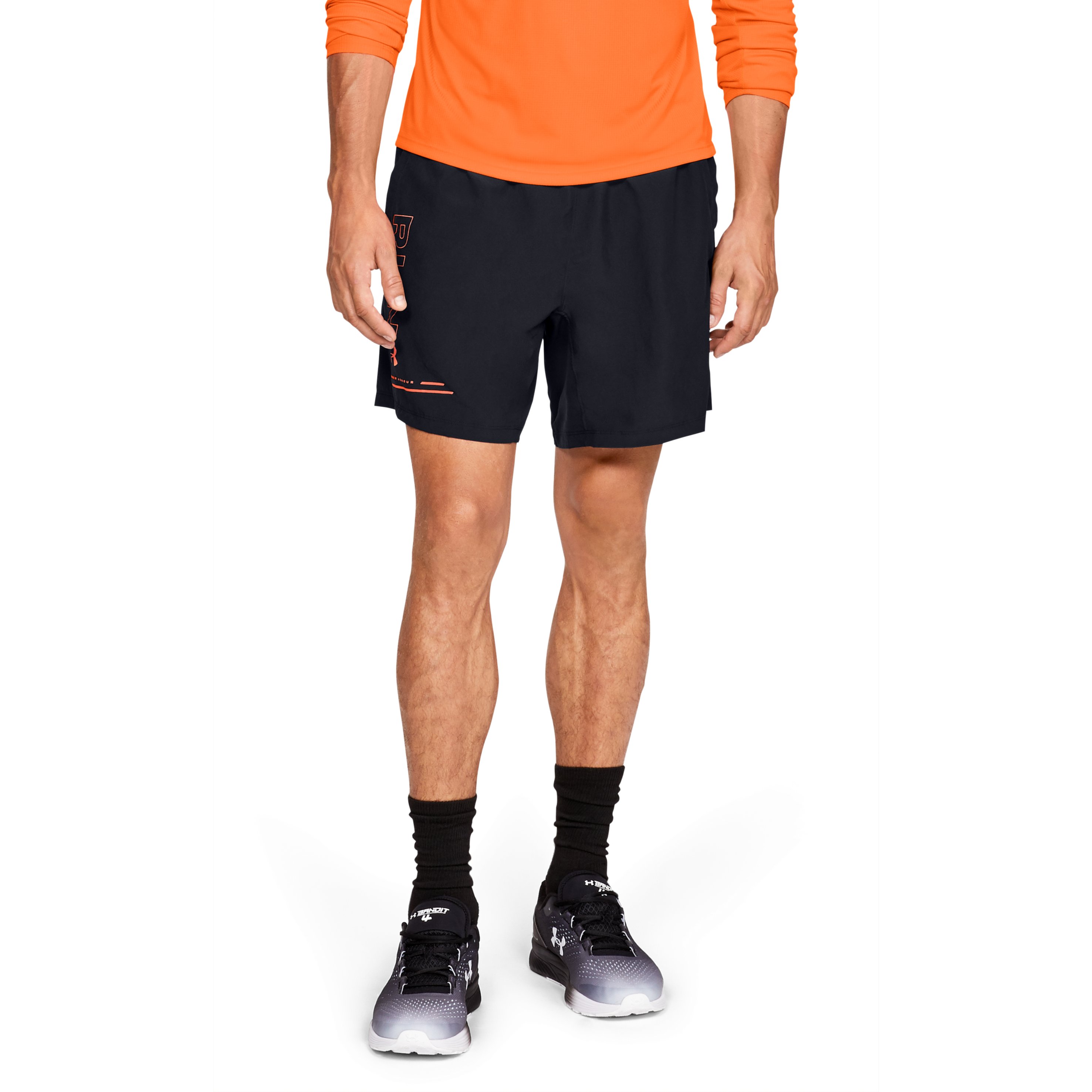 Sorti de bărbați Under Armour UA SPEED STRIDE GRAPHIC 7'' WOVEN SHORT XL Negru photo 2
