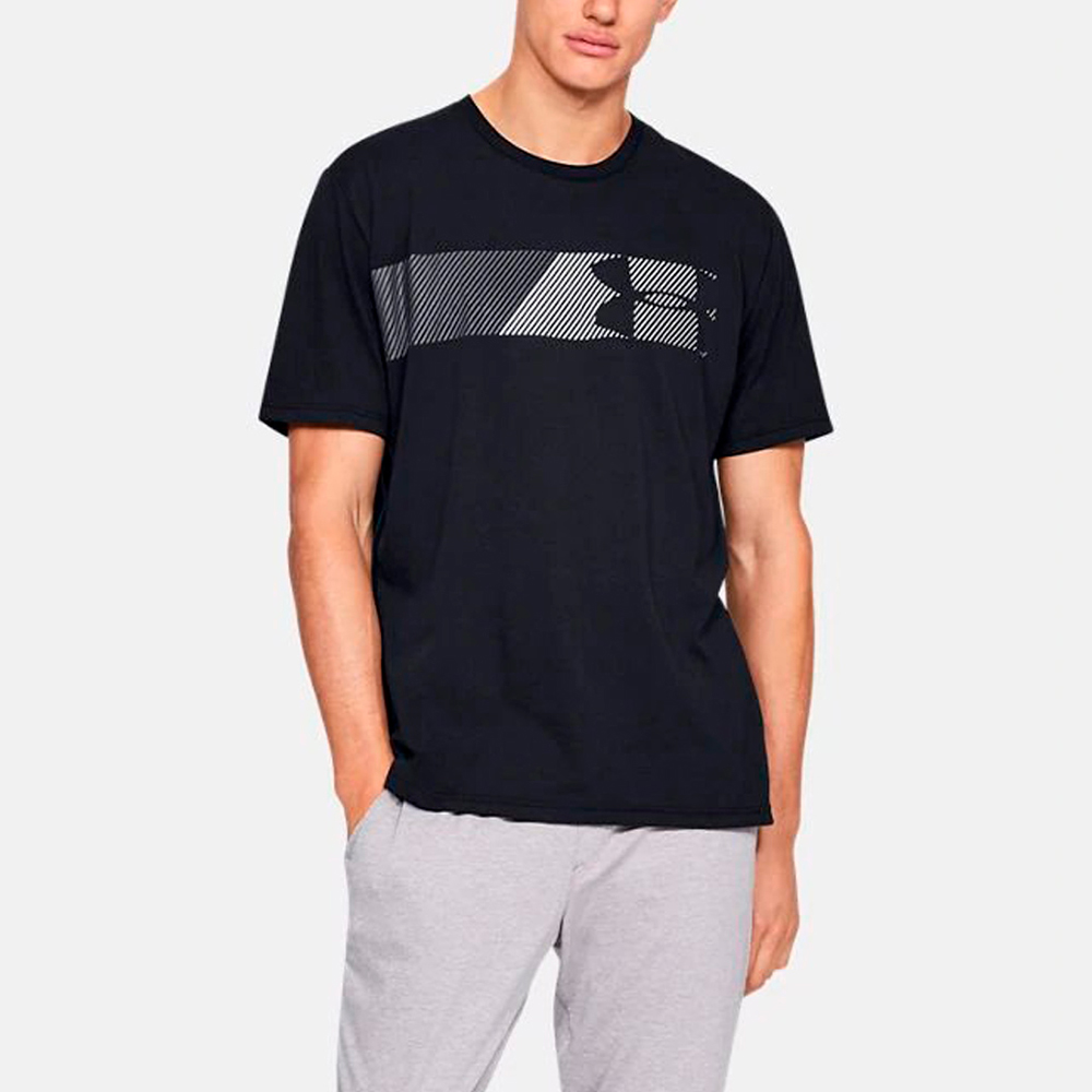 Tricou bărbătesc Under Armour UA FAST LEFT CHEST 2.0 SS LG Negru photo 4