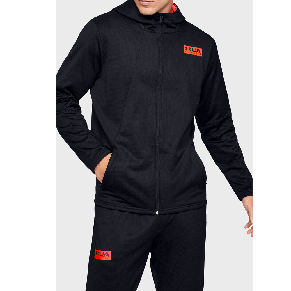 Hanorac pt bărbați Under Armour Gametime Fleece FZ SM Negru photo 3