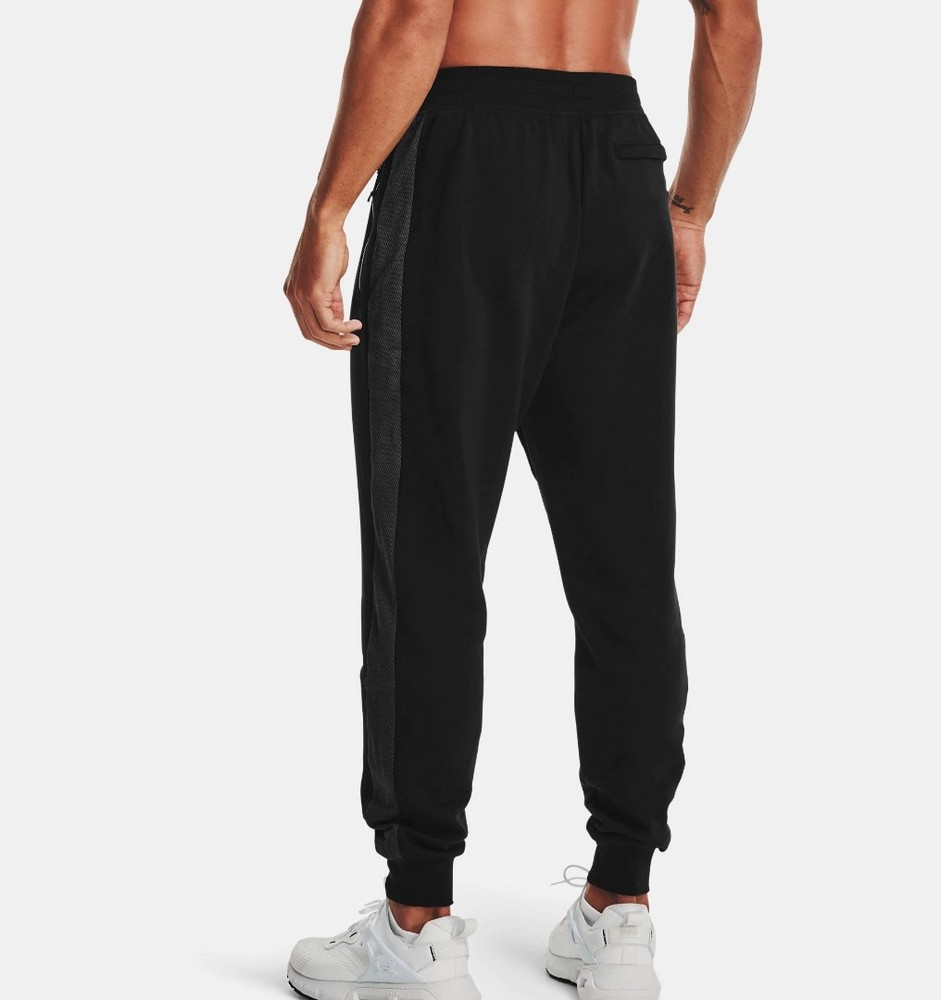 Pantaloni Under Armour MEN UA RIVAL FLC AMP JGS L Negru Barbati photo 2