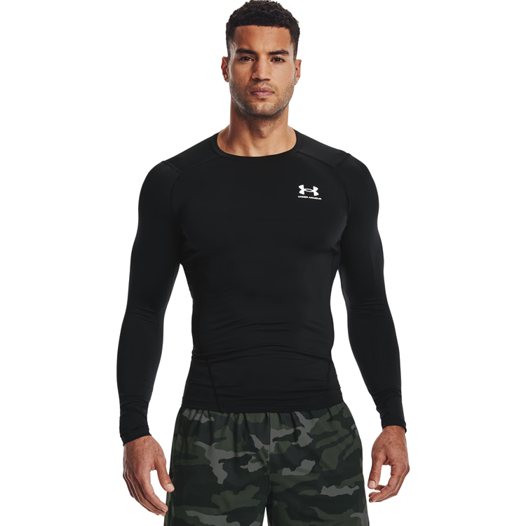 Hanorac pt bărbați Under Armour UA HG Armour Comp LS XL Negru photo 5