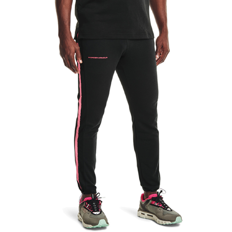 Pantaloni Under Armour UA RIVAL TERRY AMP PANT MD Negru Barbati photo 2