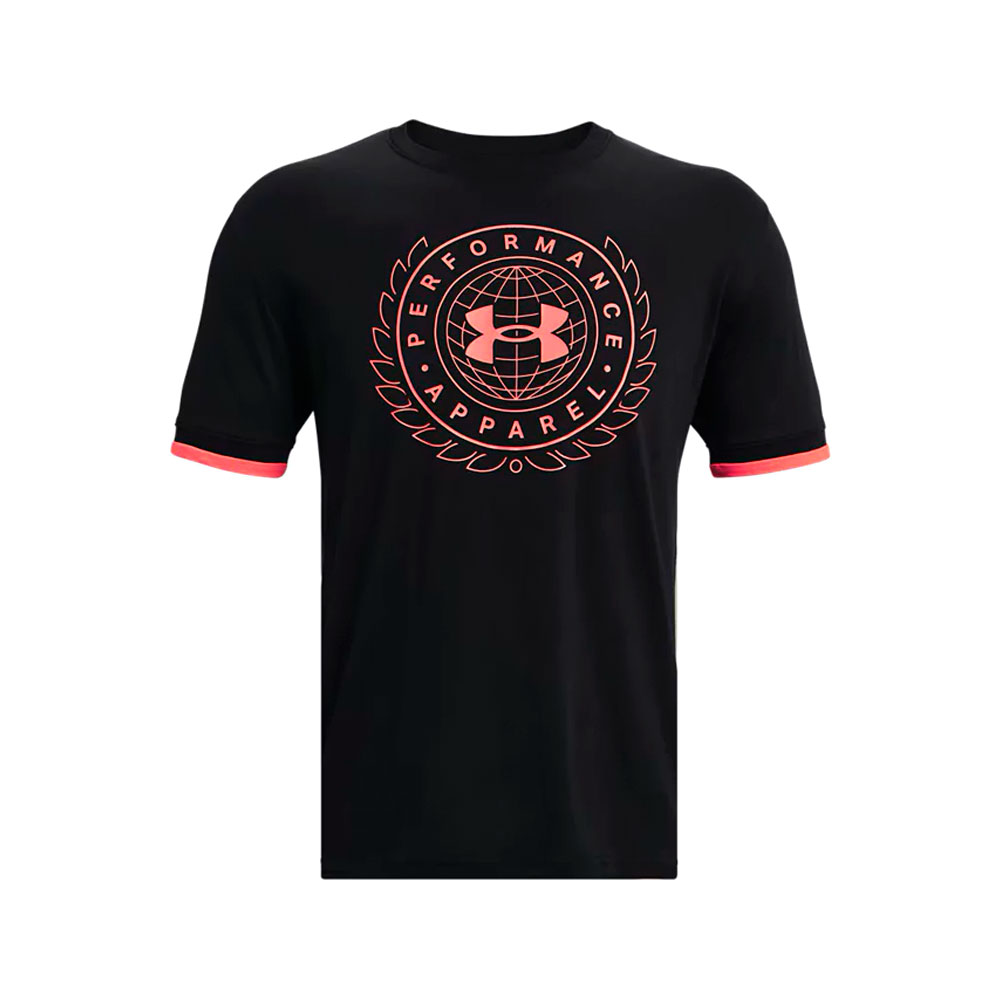 Tricou bărbătesc Under Armour UA CREST SS L Negru photo 1 Tricou bărbătesc Under Armour UA CREST SS L Negru photo 1