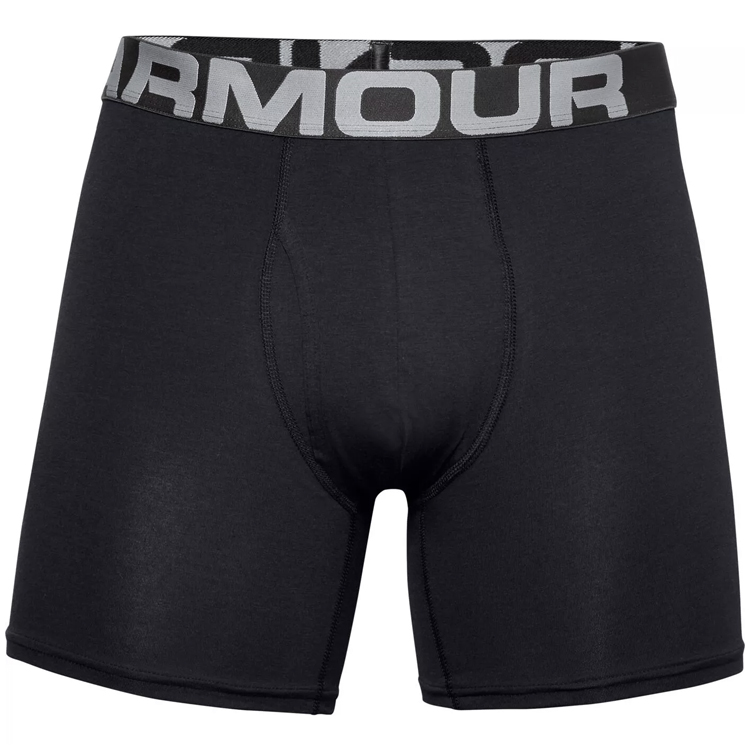 Boxeri Under Armour UA Charged Cotton 6in 3 Pack/Negru photo 2