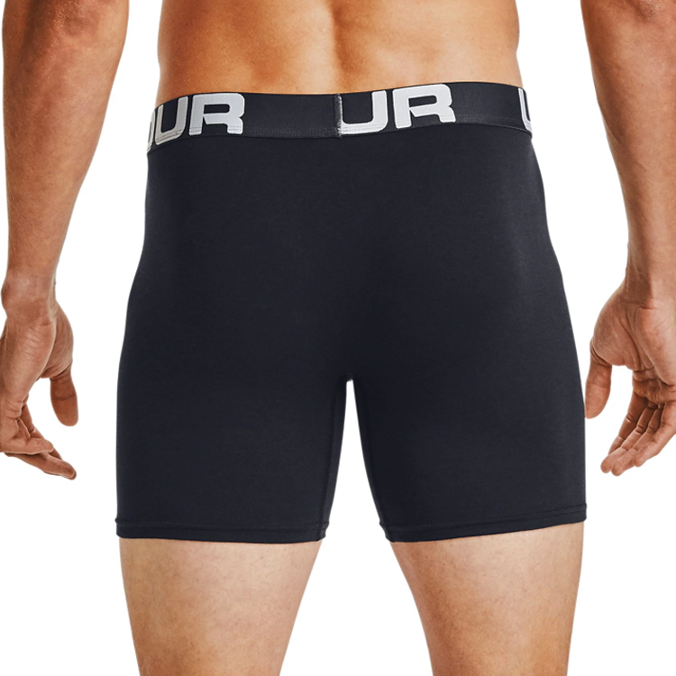 Boxeri Under Armour UA Charged Cotton 6in 3 Pack/Negru photo 3