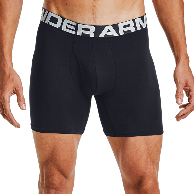 Boxeri Under Armour UA Charged Cotton 6in 3 Pack/Negru photo 4