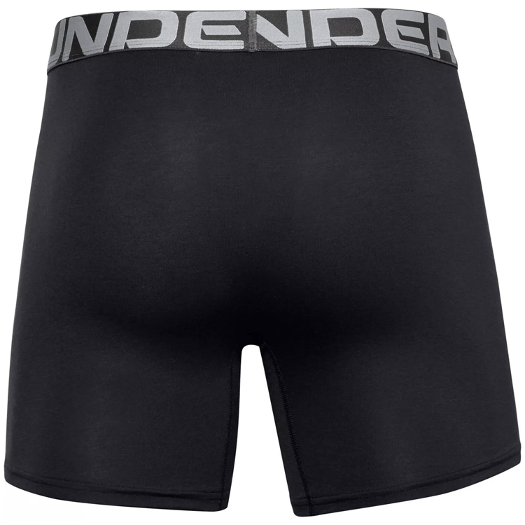 Boxeri Under Armour UA Charged Cotton 6in 3 Pack/Negru photo 5
