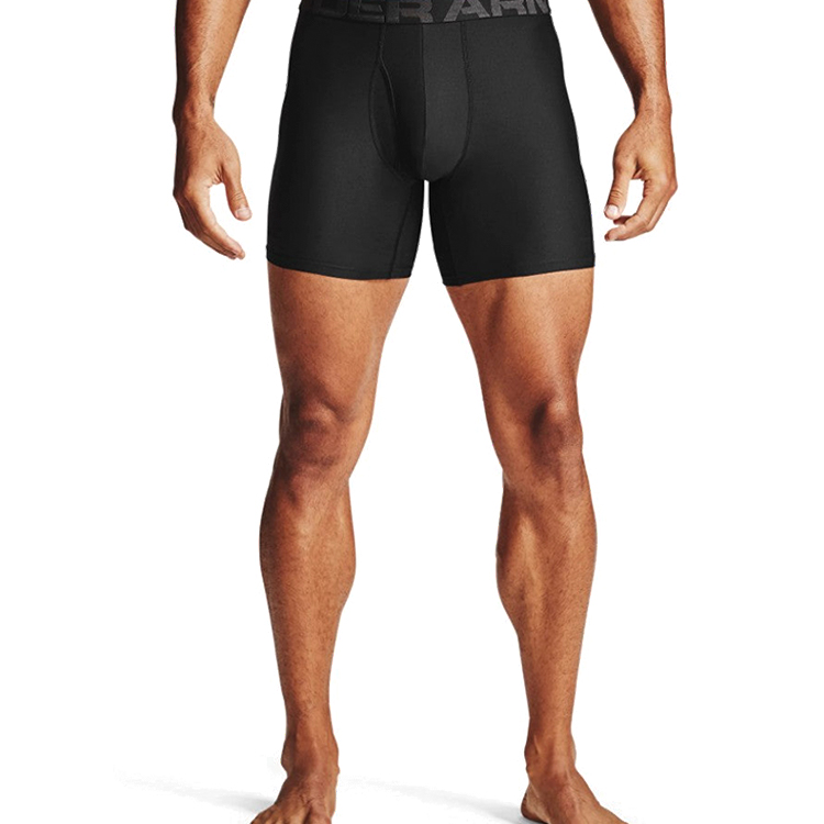 Трусы мужские боксер Under Armour UA Tech 6in 2 Pack/Черный photo 2