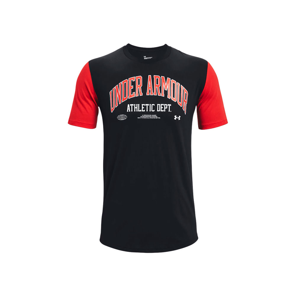 Tricou bărbătesc Under Armour UA ATH DEPT CLRBLK SS LG Negru photo 1