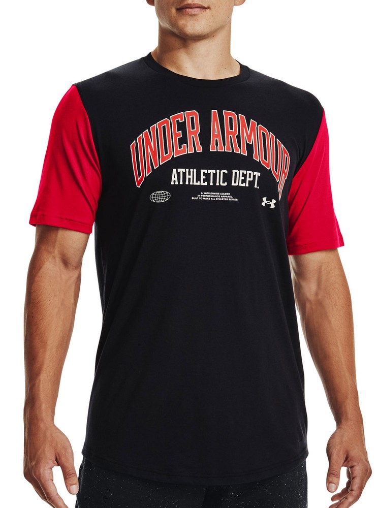 Tricou bărbătesc Under Armour UA ATH DEPT CLRBLK SS LG Negru photo 2