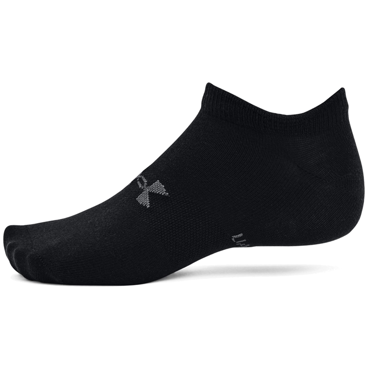 Носки Унисекс Under Armour UA Essential No Show 6pk M Черный photo 2