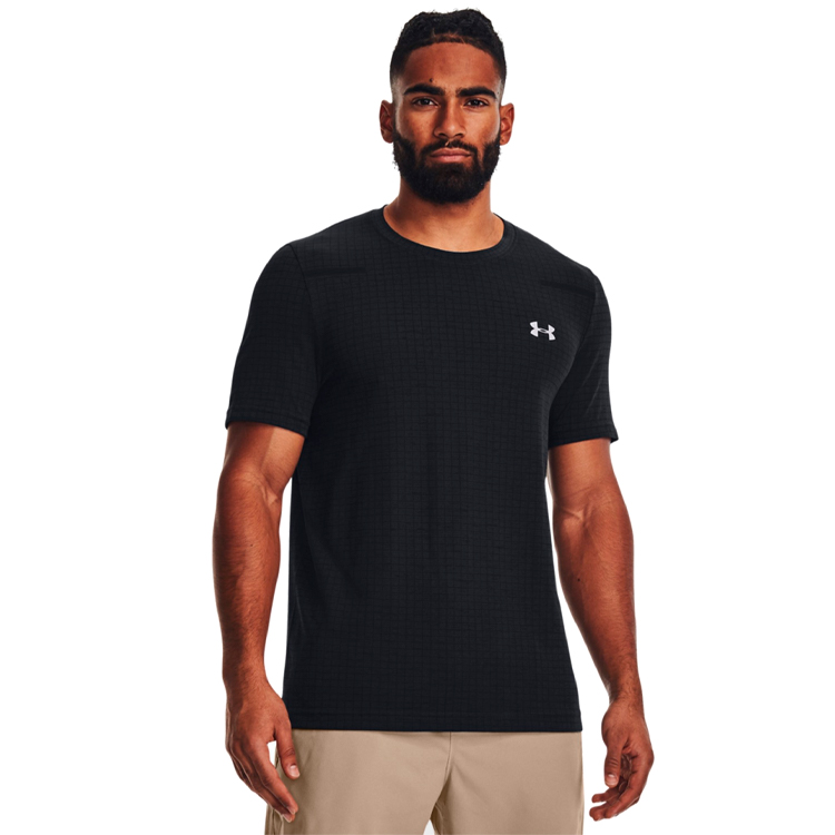 Tricou bărbătesc Under Armour UA Seamless Grid SS 3XL Negru photo 4