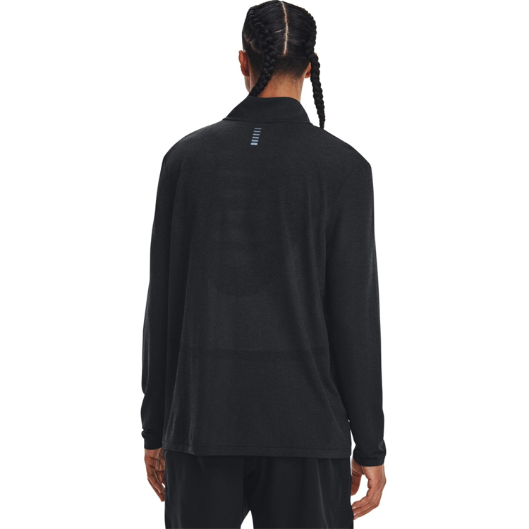 Мужская Толстовка Under Armour UA SEAMLESS STRIDE 1/4 ZIP S Черный photo 4