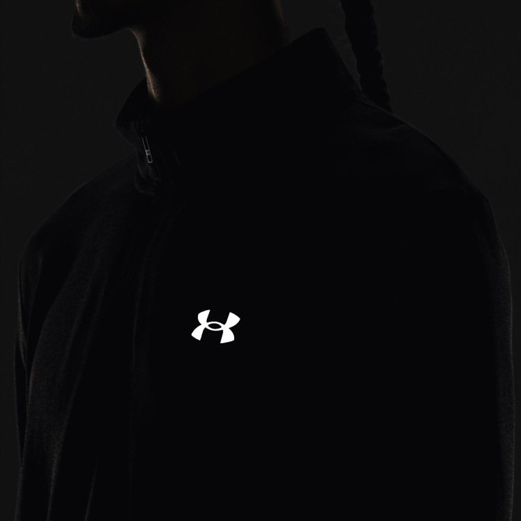 Мужская Толстовка Under Armour UA SEAMLESS STRIDE 1/4 ZIP S Черный photo 5