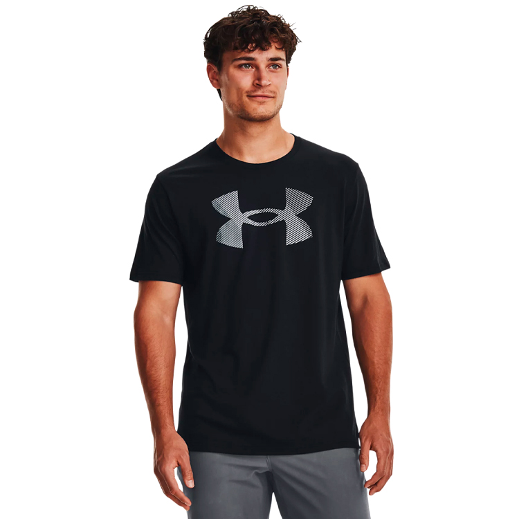 Tricou bărbătesc Under Armour BIG LOGO FILL SS S Negru photo 2