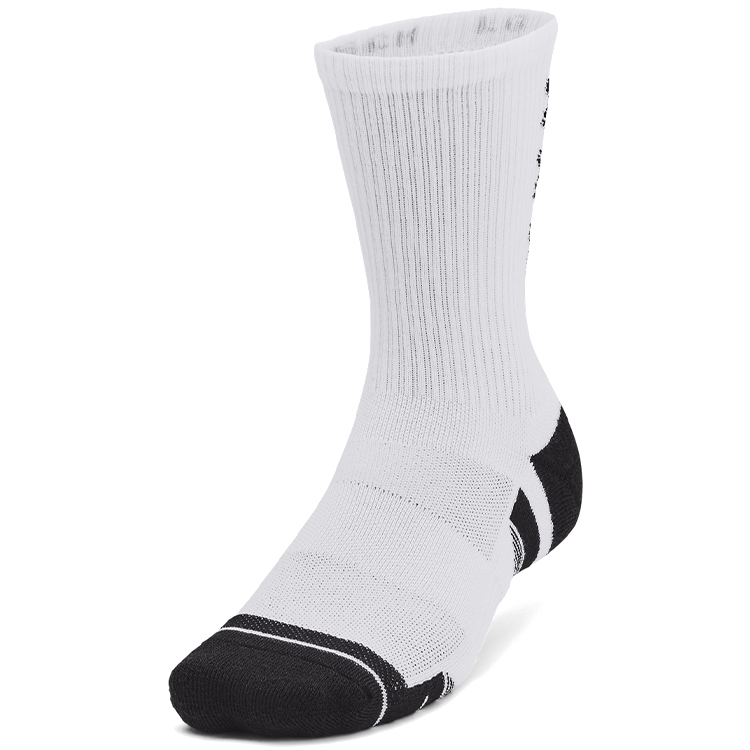 Sosete Unisex Under Armour UA Perf Tech Nov 3pk Crew M Alb photo 2