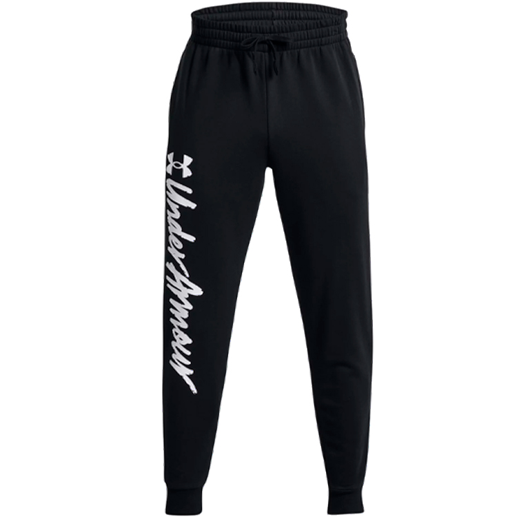 Брюки Under Armour UA Rival Fleece Graphic Jgrs S Черный Мужской photo 1 Брюки Under Armour UA Rival Fleece Graphic Jgrs S Черный Мужской photo 1