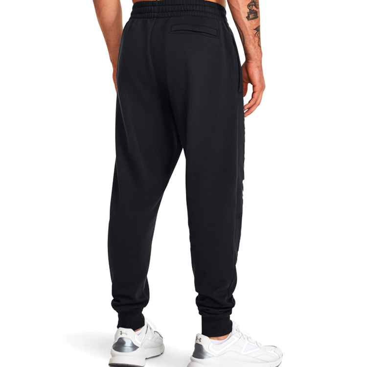 Брюки Under Armour UA Rival Fleece Graphic Jgrs S Черный Мужской photo 3