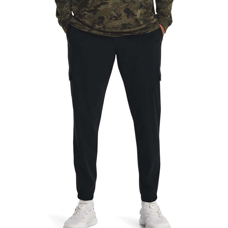 Pantaloni Under Armour UA Stretch Woven Cargo Pants S Negru Barbati photo 2