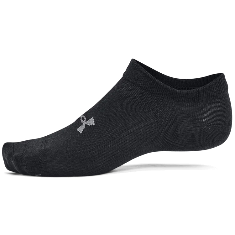 Носки Унисекс Under Armour UA Essential No Show 6pk S Черный photo 3