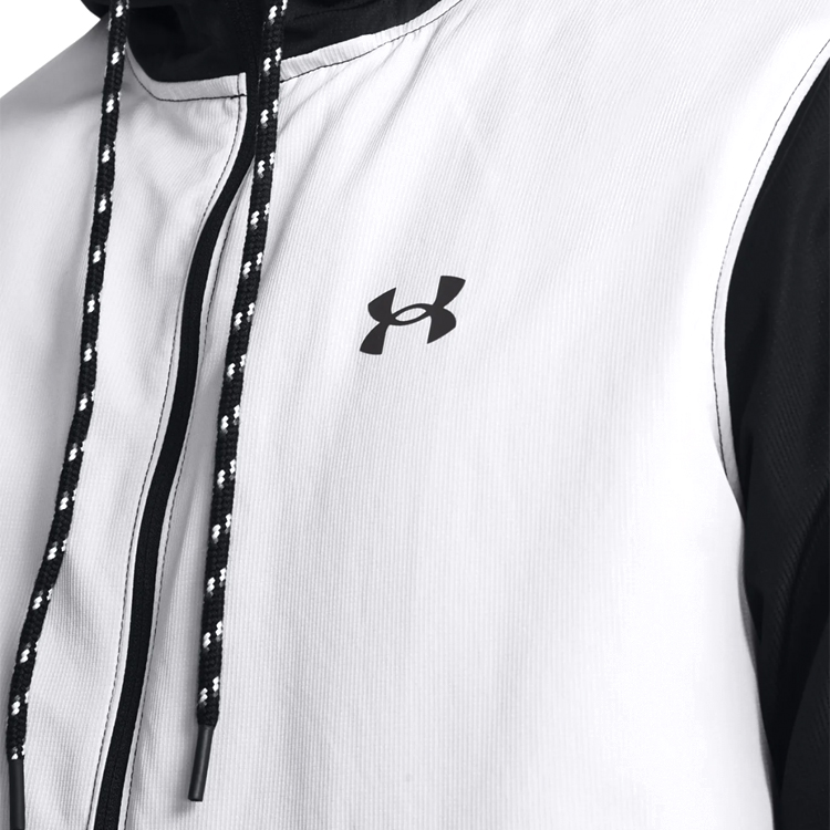 Мужская Толстовка Under Armour UA LEGACY WINDBREAKER S Белый/Черный photo 3