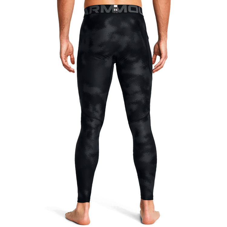 Легинсы Under Armour UA HG Armour Printed L Черный/Серый Мужской photo 5
