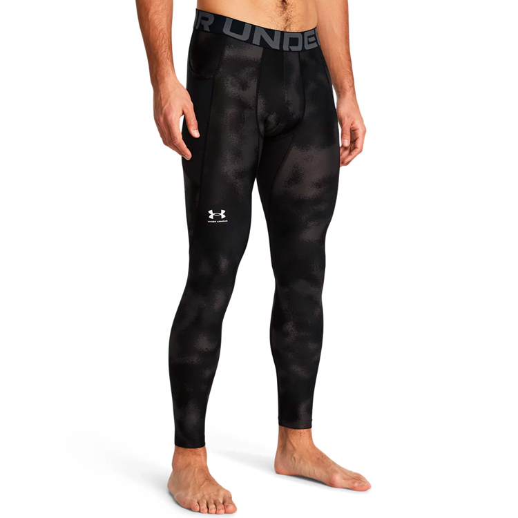 Легинсы Under Armour UA HG Armour Printed L Черный/Серый Мужской photo 6