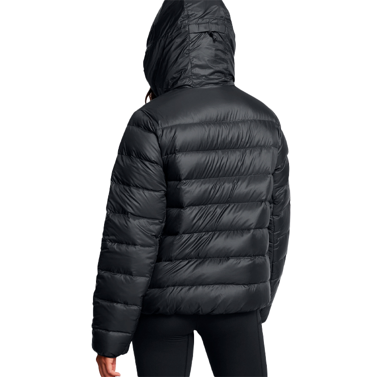 Scurta Under Armour LEGEND DOWN HOODED JACKET L Negru Femei photo 5