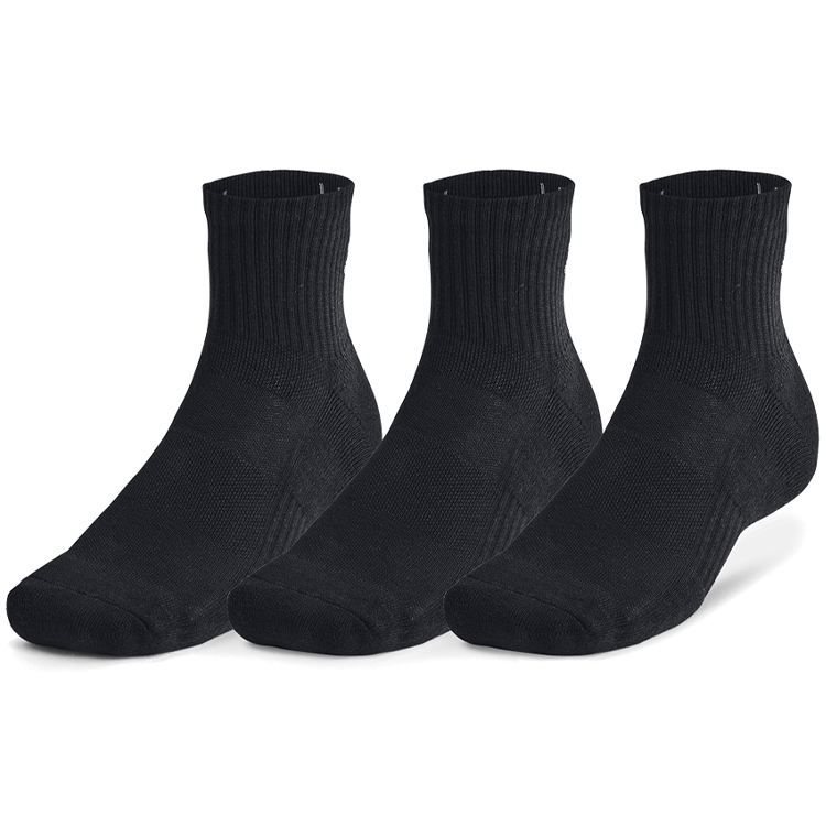 Sosete Unisex Under Armour UA TC 3pk Qtr L Negru photo 1 Sosete Unisex Under Armour UA TC 3pk Qtr L Negru photo 1