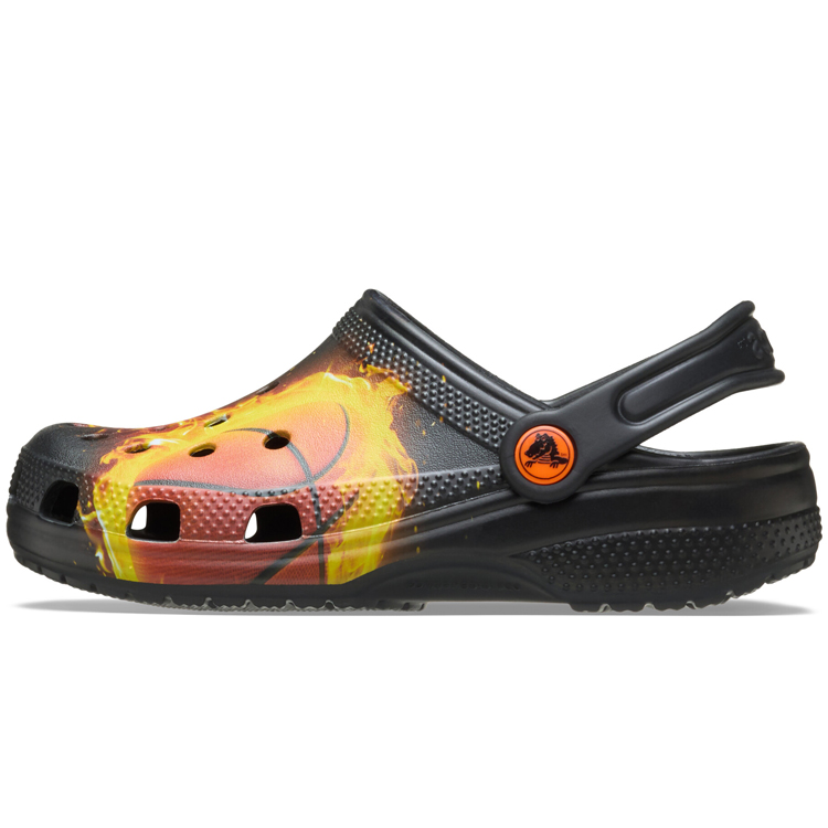 Slapi Crocs Classic Flaming Bball Clog K pt Barbati / 28-29 / Negru photo 1 Slapi Crocs Classic Flaming Bball Clog K pt Barbati / 28-29 / Negru photo 1