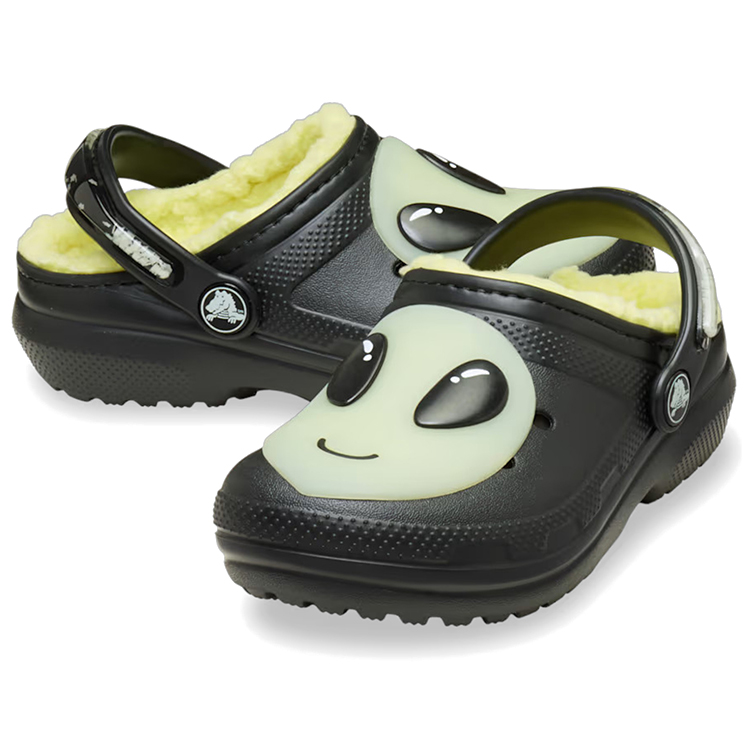 Шлепанцы Crocs Classic Lined Alien Clog T / Мужской / 27-28 / Черный photo 5