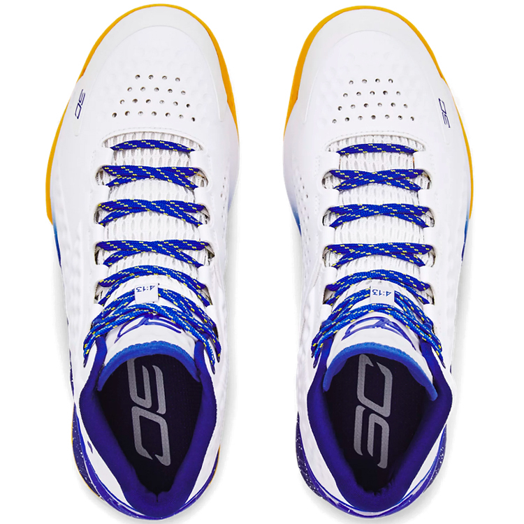 Incaltaminte Sport Under Armour CURRY 1 PRNT pt Barbati / 44.5 / Alb photo 3