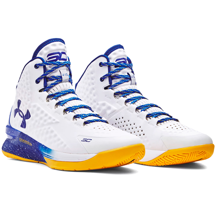 Incaltaminte Sport Under Armour CURRY 1 PRNT pt Barbati / 44.5 / Alb photo 4