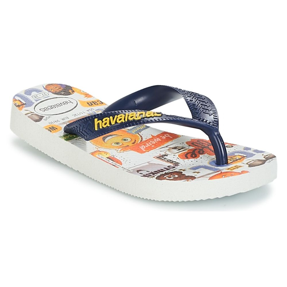 Slapi Havaianas EMOJI MOVIE / 29/30 cm / Alb photo 3