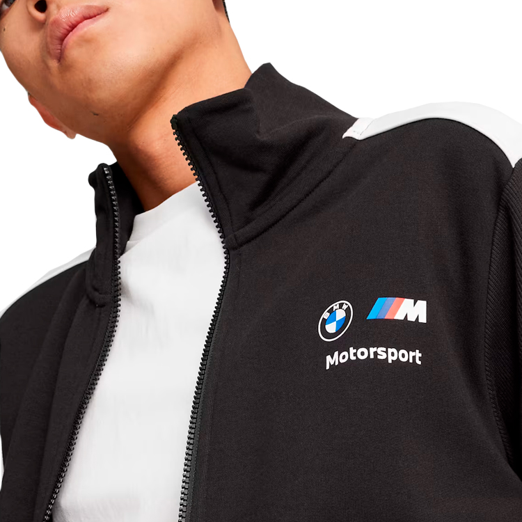Hanorac pt bărbați Puma BMW MMS Sweat Jacket S Negru-alb photo 2