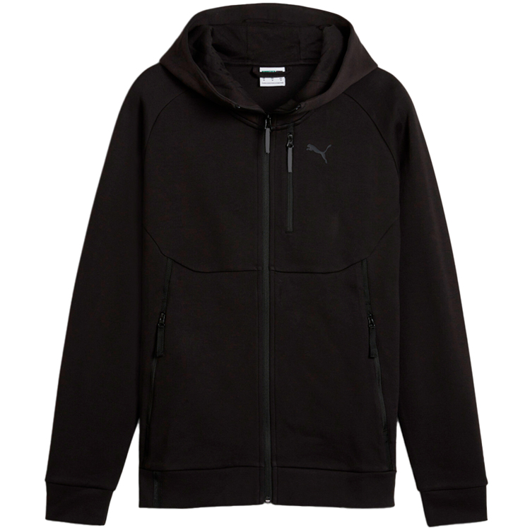 Hanorac pt bărbați Puma TECH FZ Hoodie DK XS Negru photo 1