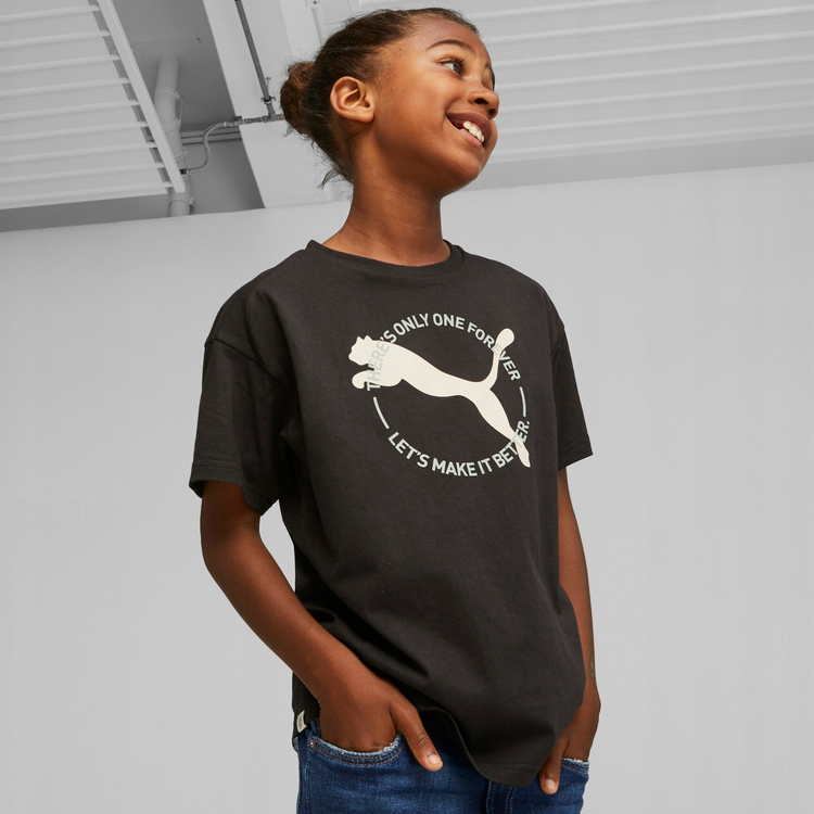 Tricou Puma BETTER SPORTSWEAR Tee B / Unisex / 128 / Negru photo 4