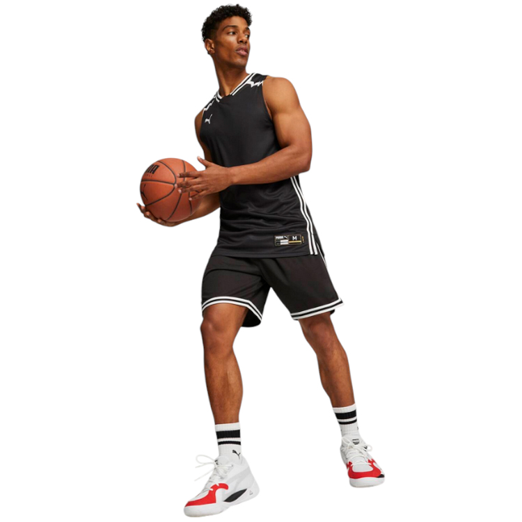 Майка для мужчин Puma Hoops Team Game Jersey M Черный photo 3