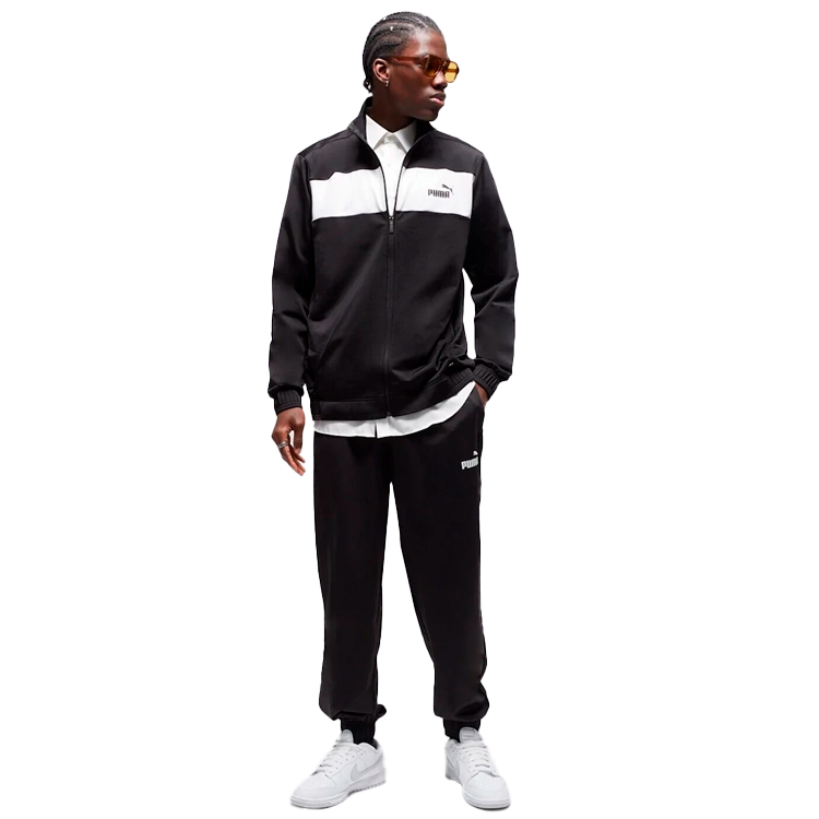 Спортивный костюм мужской Puma Poly Suit cl M Черный photo 2