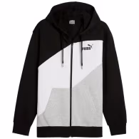 Толстовка Puma POWER Colorblock Full-Zip Hoodie TR