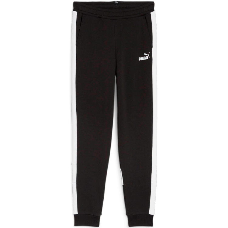 Pantaloni Puma ESS BLOCK Sweatpants TR B / Unisex / 128 / Negru photo 2