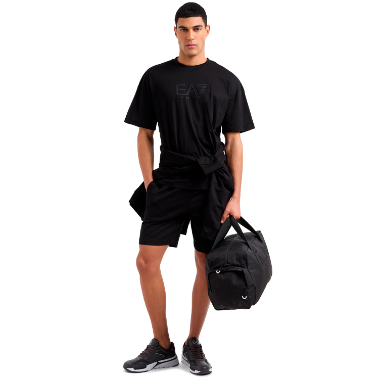 Шорты мужские EA7 EMPORIO ARMANI TRAIN VISIBILITY M SHORTS COFT XS Черный photo 4