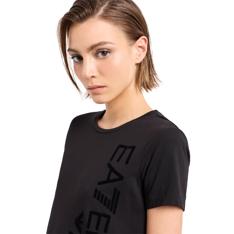 Tricou EA7 EMPORIO ARMANI T-SHIRT XXS Negru Femei photo 5
