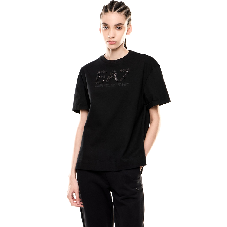 Tricou EA7 EMPORIO ARMANI TRAIN LOGO SERIES W TEE CRYSTA photo 1