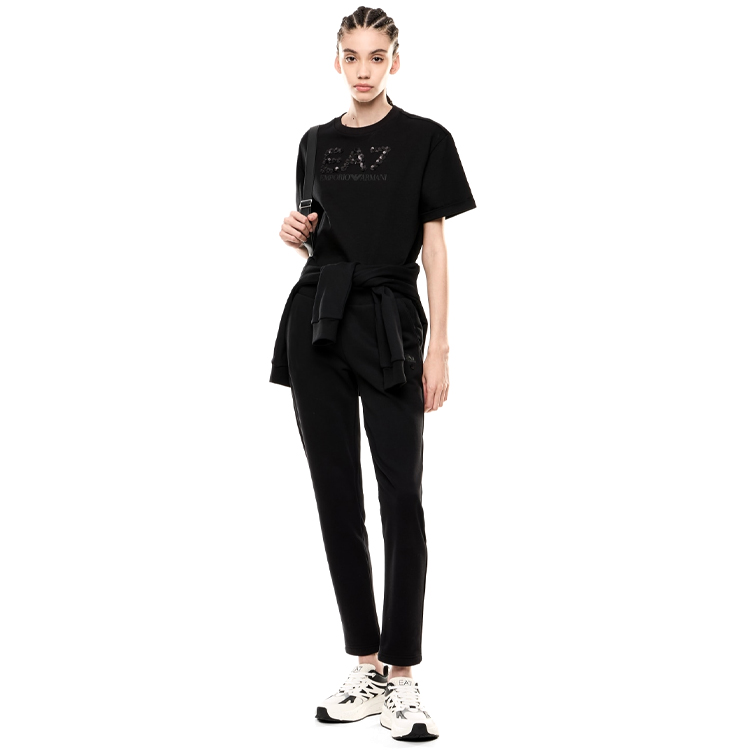 Tricou EA7 EMPORIO ARMANI TRAIN LOGO SERIES W TEE CRYSTA photo 3