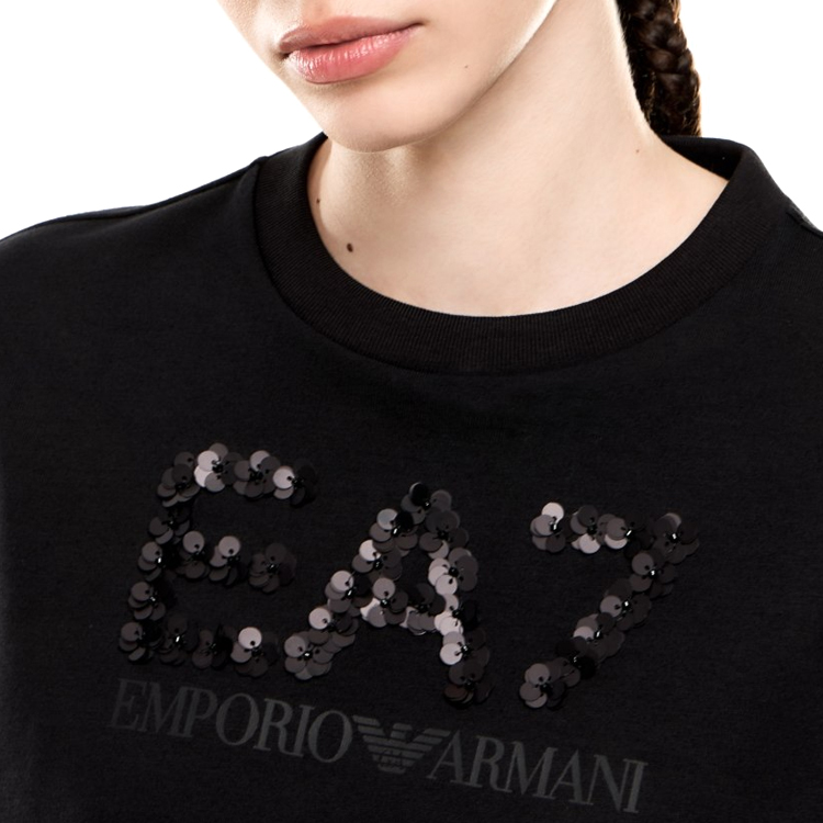 Tricou EA7 EMPORIO ARMANI TRAIN LOGO SERIES W TEE CRYSTA photo 4